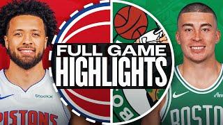 Game Recap: Celtics 123, Pistons 99