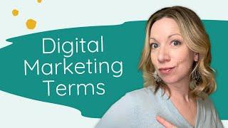 Digital marketing terms you should know (Part 1/4)