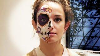 BookTrib's Day of the Dead Makeup | Halloween Makeup Tutorial | Easy Halloween Makeup