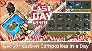 How to Get 52 or More Carbon Composites in a Day | Last Day On Earth Survival