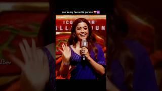 I'm always Love you says Rashmika Mandanna #love #favoriteperson #vijaydeverakonda #virosh #lovesong