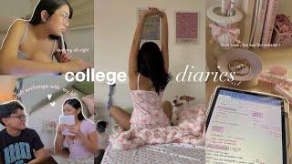 COLLEGE DIARIES | studying for finals, gift exchange, late nights 