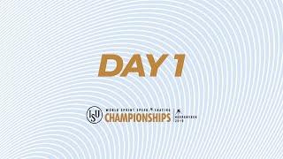 Day 1 | 2019 ISU World Sprint Speed Skating Championships Heerenveen NED | #WorldSpeed