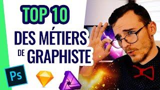 UN GRAPHISTE c'est quoi?  TOP 10 des métiers de Graphisme