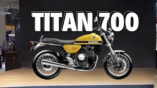 STUNNING RETRO BIKE !! 2025 NEW SUZUKI TITAN 700 REVIVED!!