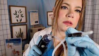 ASMR Hospital Ear Exam & Cleaning | Otoscope, Fizzy Drops, Ear Thermometer, Hearing Test