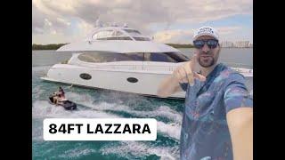 WOW.. TAKE A LOOK... of our 84ft Lazzara in Miami! Ready for charters.