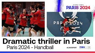 INCREDIBLE HANDBALL DRAMA as Germany vs South Korea goes DOWN TO THE WIRE  | Paris Olympics 2024