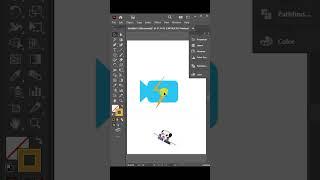 Create Eye-Catching Logos in Illustrator! #trendingshorts  #viralshort #shorts