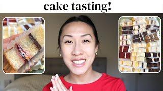 We tried wedding cakes! | cake tasting for weddings