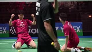 German Open: Matchpoint men's doubles final -  Choi/Kim vs. Kong/Seo