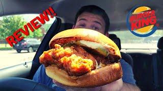 Spicy Hand-Breaded Crispy Chicken Sandwich Review! | BK, Hornell NY | Chicken Sandwich Review#16