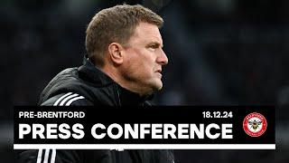 PRESS CONFERENCE | Eddie Howe pre-Brentford (H) | Carabao Cup