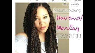 How to Install NATURAL-LOOKING Havana & Marley Twists with Invisible Roots