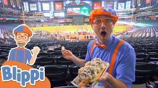 Blippi Visits A Baseball Stadium | Learn Sports For Kids | Educational Videos For Toddlers