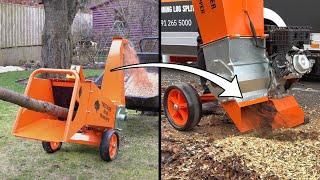 How to Convert Your Wood Chipper Into a Mulcher - Forest Master Mulcher Discharge Chute