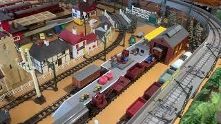 Triang Railways layout and other old toys