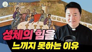 [지극히 거룩하신 그리스도의 성체성혈 대축일 복음 특강] 성체의 힘을 느끼지 못하는 이유 I 전삼용 요셉 신부(수원교구)2025.6.22 천주교/가톨릭/신부님강의/가톨릭스튜디오