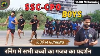 SSC CPO Boys 1600 M Running Timing | 1600 M Running || #ssccpo , #running , #timing , #1600m