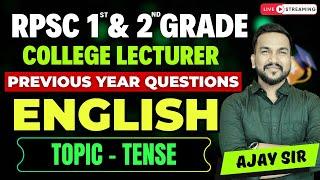 RPSC 1st GRADE ENGLISH CLASSES II RPSC 2nd GRADE ENGLISH ll RPSC ENGLISH PREVIOUS YEAR QUESTIONS II