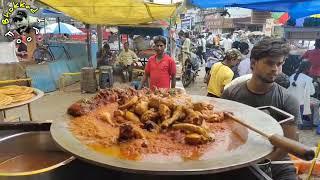 100 kilo Desi ghee wala Tawa Chicken | 150 kg Ghee wala Laccha Paratha | Indian Street Food