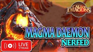 Magma Daemon Nerfed Attempts Live Stream - Call of Dragons - Immo Gaming