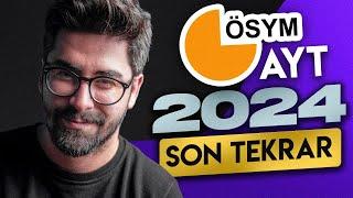 2024 AYT EDEBİYAT TEK VİDEODA FULL TEKRAR