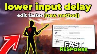 HOW TO REDUCE INPUT DELAY IN FORTNITE CHAPTER 6 (FAST RESPONSE & ZERO DELAY)