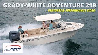 Grady White Adventure 218 (2023) Test Video by BoatTEST.com