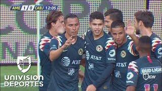 Paul Aguilar cierra la pinza y anota el 1-0 del América sobre Boca