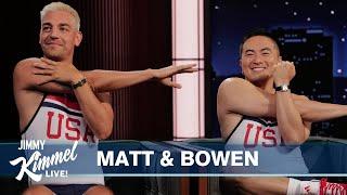 Matt Rogers & Bowen Yang on Getting Ready for the Olympics, Going to the Emmys & Their Podcasts