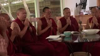 Drepung Loseling Monastery Monks Chanting at Helen Landry's House Aug 4 2019