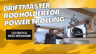 Power trolling for crappie legend Les Smith & Brad Wiegmann reveal Smith's Driftmaster rodholders