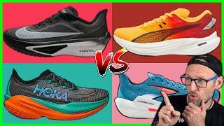 NIKE ZOOM FLY 6 VS HOKA MACH X 2, BROOKS HYPERION MAX 2 & PUMA DEVIATE NITRO 3 - EDDBUD