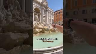 How do they clean the Trevi fountain in Rome?