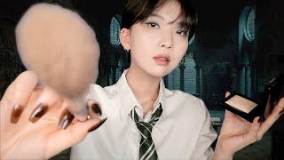 ASMR | The head of the Slytherin Does Your Makeup 