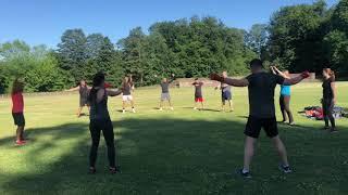 Outdoor Training  Boxtrainer mit viel Spaß.  Boxclub in Essen. BKM Fight Gym