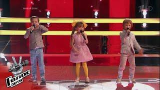 Mikhail Sandalov, Nicole Alexeeva, Leonid Novozhilov "Пони" | The Voice.Kids 5 | Battles