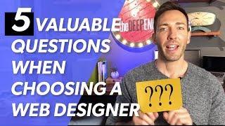 How to Find a Web Designer — 5 Valuable Questions