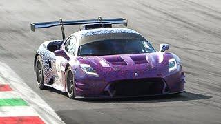 NEW Maserati MC20 GT2 Mule Testing at Monza Circuit!