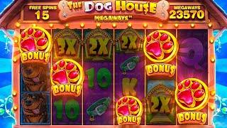 SUPER RARE 5 SCATTER BONUS On DOG HOUSE MEGAWAYS?!..