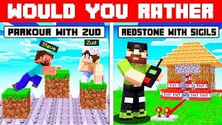 What Would YOU Rather in Minecraft?!