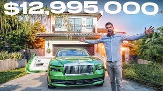 Touring EPIC $12,995,000 Palisades Mansion & $700,000 Rolls Royce Spectre