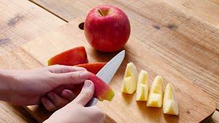 [How to peel apples] Autumn taste  Peel beautifully with a beautiful knife! ｜ macaroni