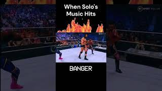 Me, When Solo's Music Hits! #wwe #solosikoa #wweshorts