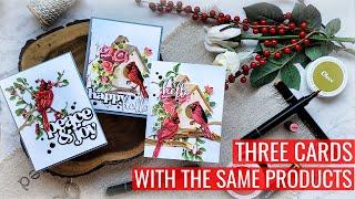 Three Cards with the Same Products, New Altenew Cardstock, and a Limited Time Free Gift Just for Us!