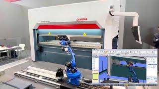 BlechExpo MRobot Durma Cell with Yaskawa Robot Powered by Metalix