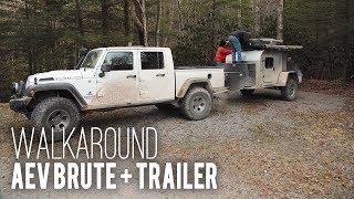 Built 4 Adventure - Walkaround: AEV Brute and Trailer - Mountain State Overland