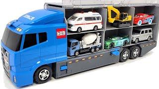 13 Type Cars Tomica  Tomica opened and stored in the Okataduke convoy!