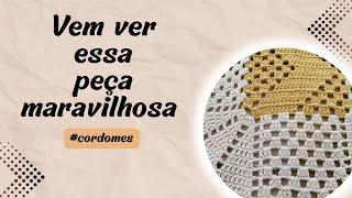 Você não pode perder a primeira #cordomes #crochet #caminhodemesaemcroche